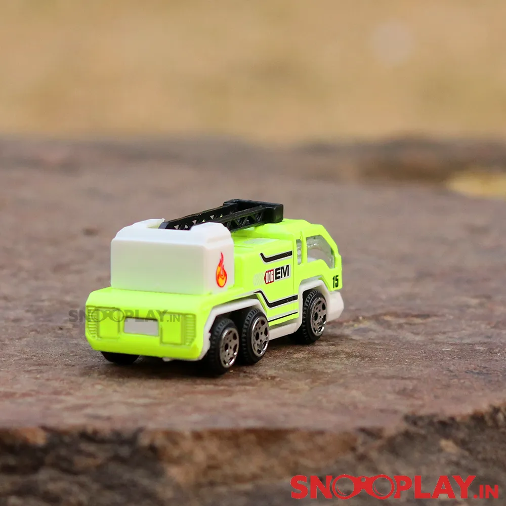 5-in-1 Cars & Vehicles Playset (Metal & Plastic)