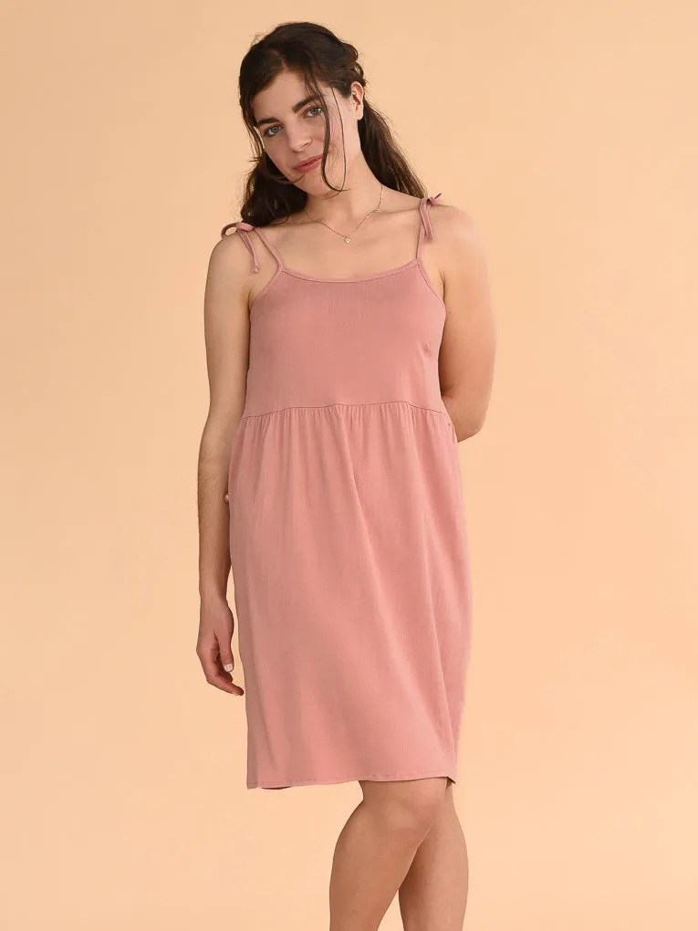 Camille Pink Strappy Dress