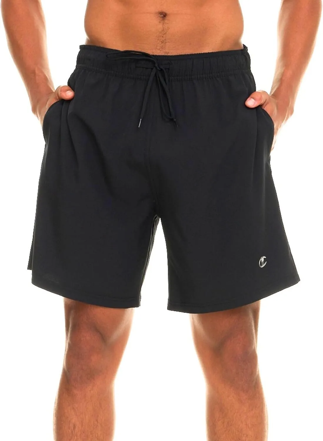 Champion Mens Swim Trunks with Mesh Liner, 7" Inseam Quick Drying Mens Bathing Suit, Board Shorts for Swimming and Beach
