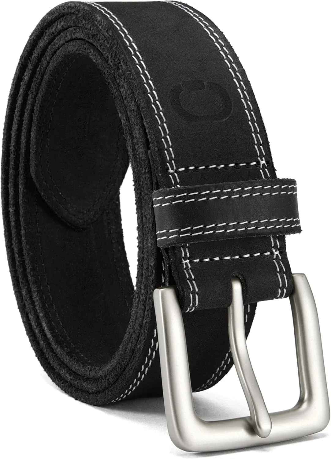 CHAOREN Leather Belt for Men, 38mm Mens Belts Casual, Handmade Full Grain Leather Belt for Jeans