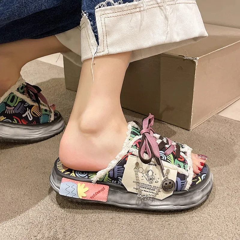 Ciabatta in gomma slipeprs customized donna