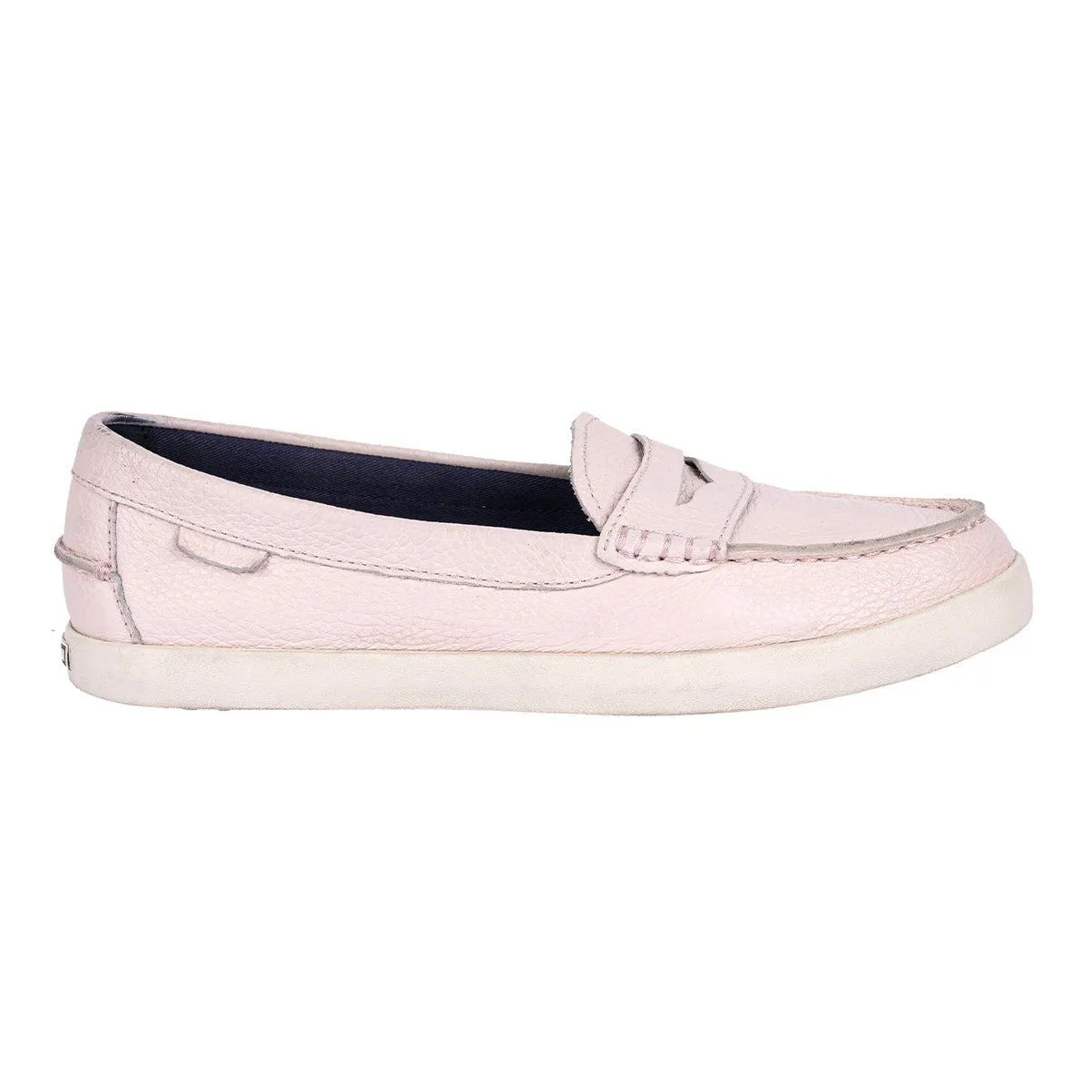 Cole Haan Nantucket Penny Casual Loafers Leather Pink Colour For Women