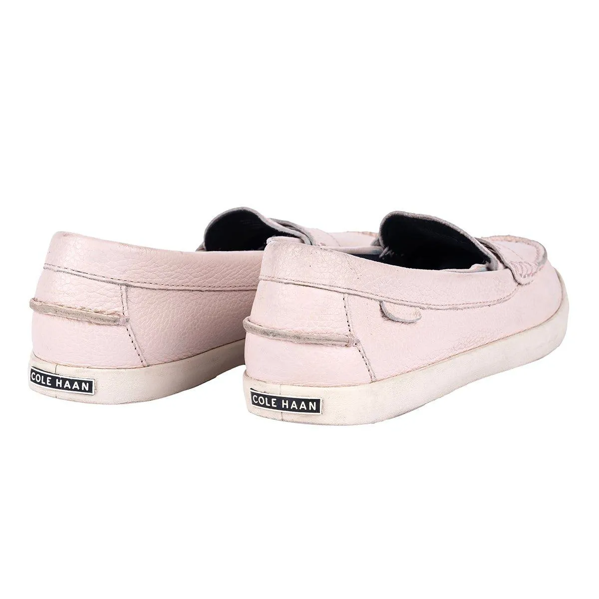 Cole Haan Nantucket Penny Casual Loafers Leather Pink Colour For Women