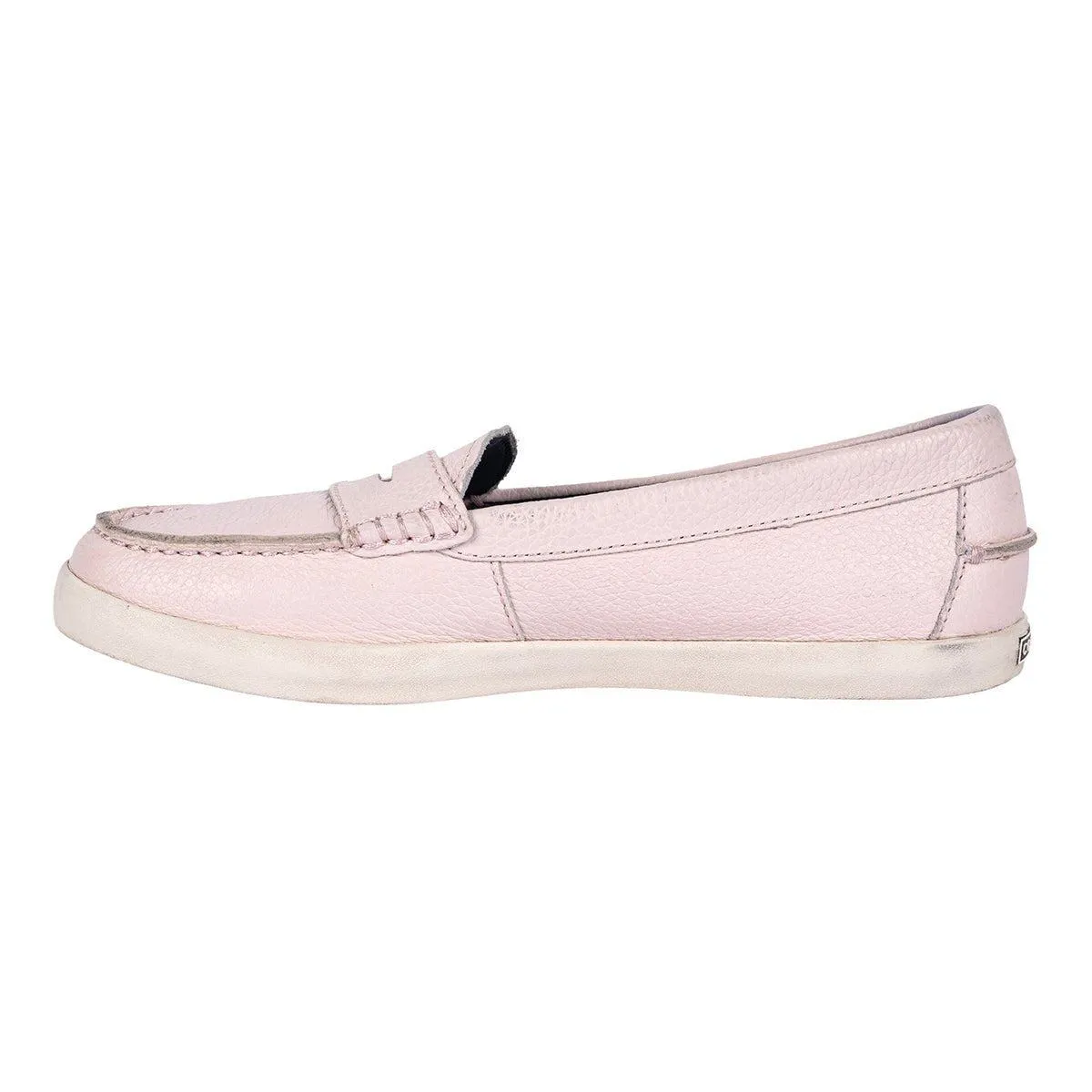 Cole Haan Nantucket Penny Casual Loafers Leather Pink Colour For Women