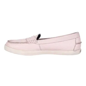 Cole Haan Nantucket Penny Casual Loafers Leather Pink Colour For Women