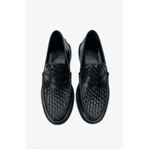 Delicious Junction - Brummel Basket Weave Black - Loafer