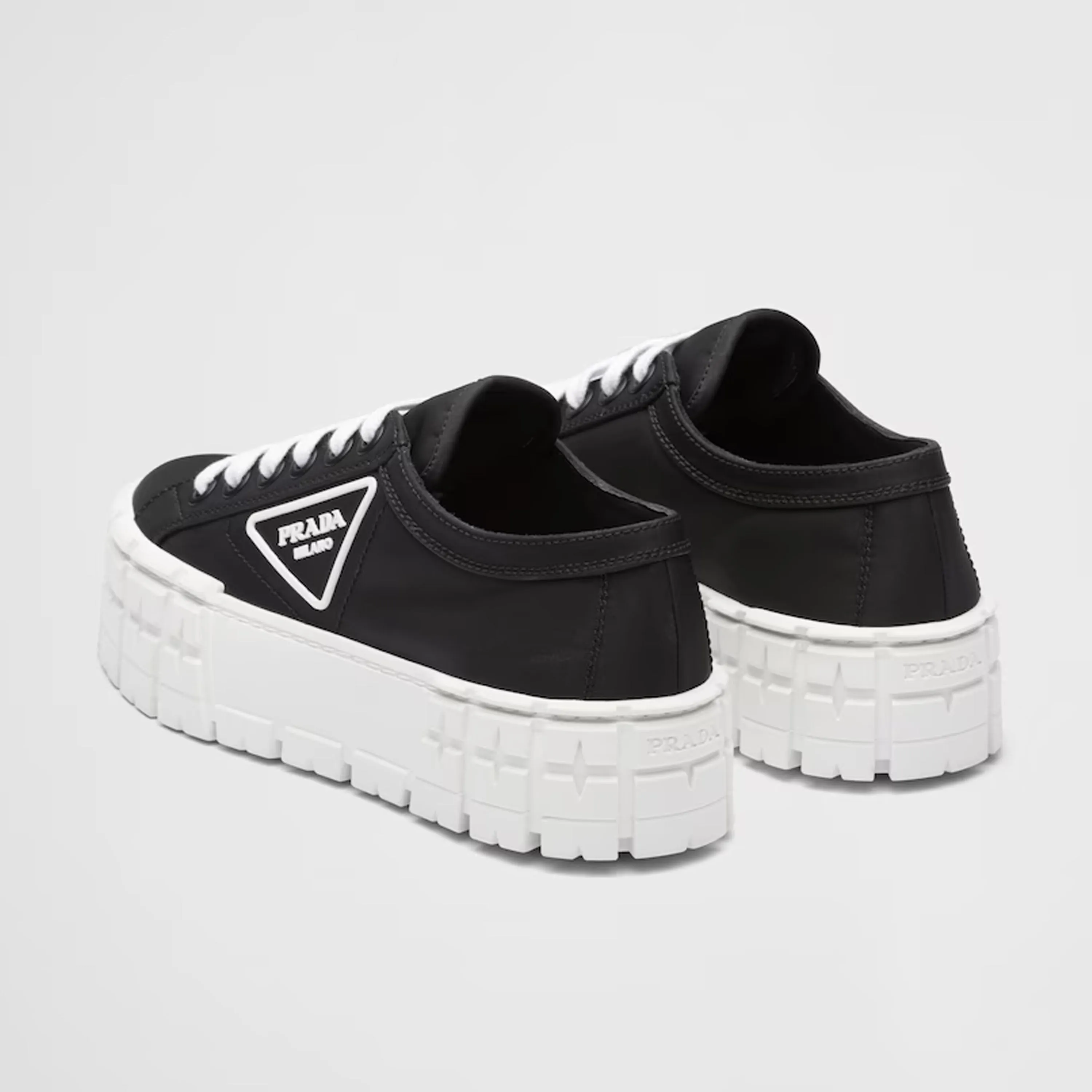 Double Wheel Re-Nylon Gabardine Sneakers