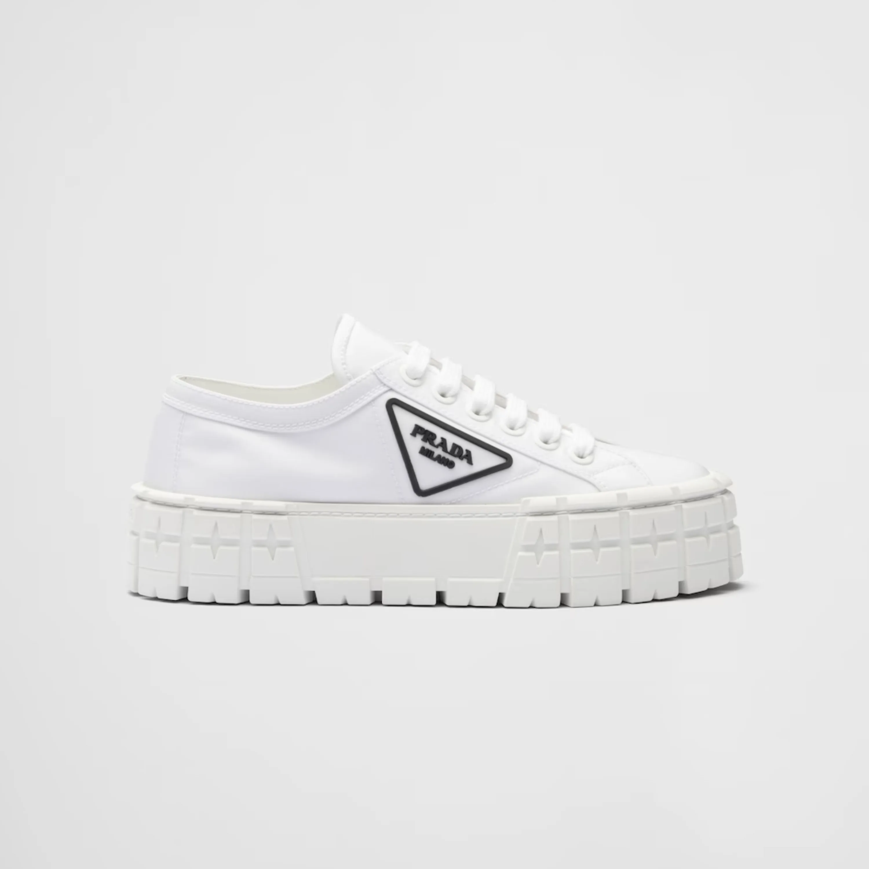 Double Wheel Re-Nylon Gabardine Sneakers