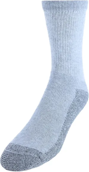 Fruit of the Loom Men's 10 Pack Everyday Work Crew Socks, Grey, Shoe Size: 6-12 (Sock Size: 10-13)
