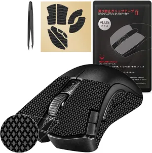 [Grip Upgrade] Hotline Games 2.0 Plus Anti Slip Mouse Grip Tape Compatible with Razer DeathAdder V2 X Hyperspeed Gaming Mouse Skins,Sweat Resistant,Cut to Fit,Easy to Apply