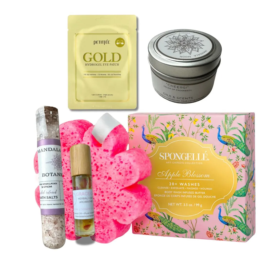 Holiday Glow Luxury Gift Box : Festive Self-Care & Relaxation