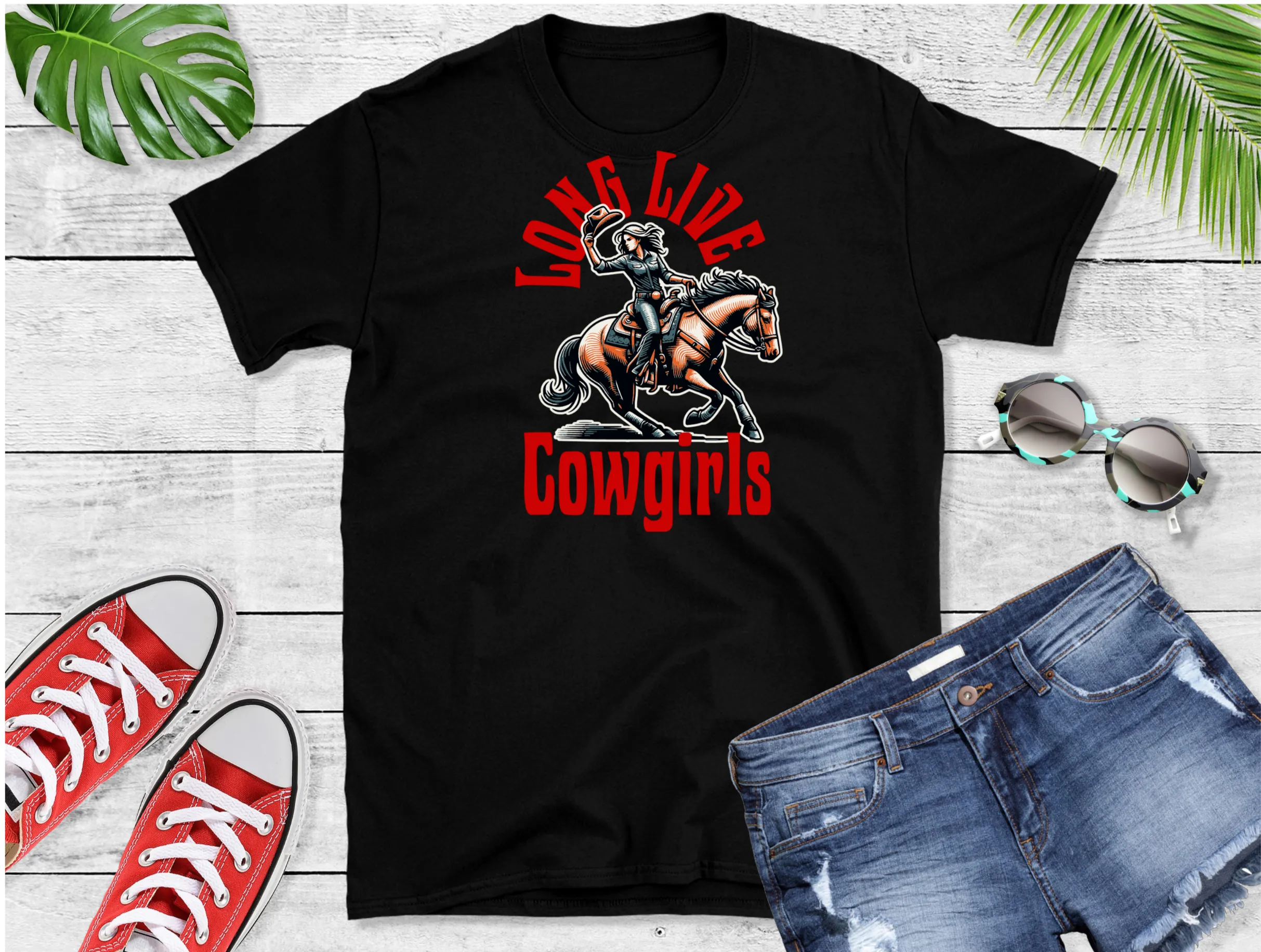 Long Live Cowgirls T-Shirt, Country T-Shirt, Cowgirl T-Shirt, Casual T-Shirt, Streetwear Shirt, Western Shirt
