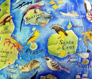 Map of Galapagos