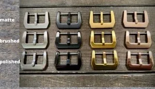 Shell Cordovan leather watch strap , Dark Green. Handmade in Finland - 10 mm, 12 mm, 14 mm, 16mm, 17 mm, 18mm, 19 mm, 20mm, 21 mm, 22mm, 23 mm, 24mm, 25 mm, 26 mm.