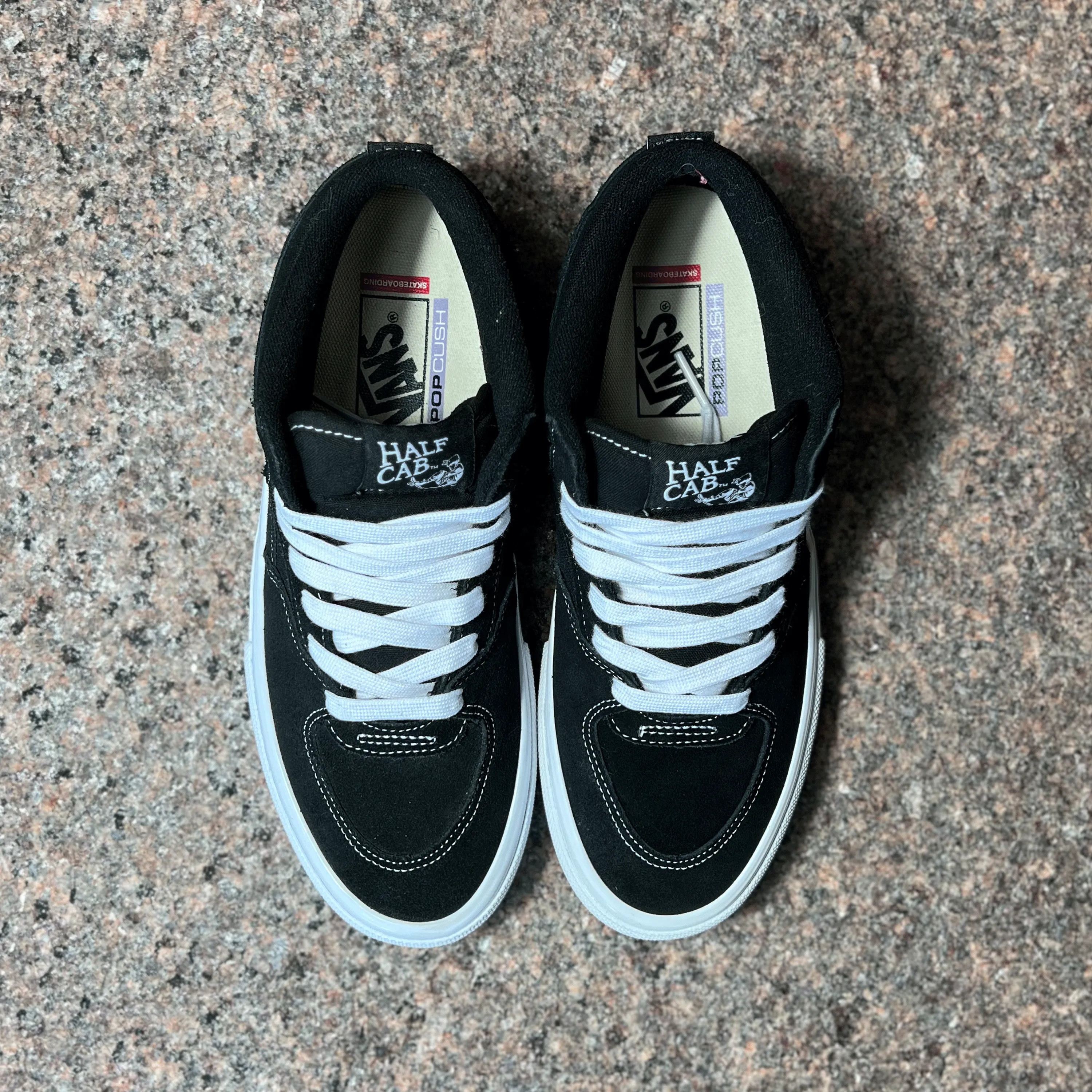 SKATE HALF CAB - BLACK/WHITE
