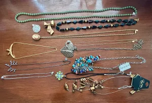 Vintage to Now Designer Jewelry Lot Trifari Avon Sarah Coventry Roman & More